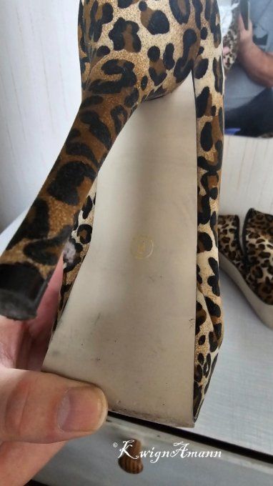 Bottines Léopard Plateformes