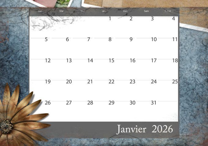 De Naturiste A Modèle- Le Calendrier 2026
